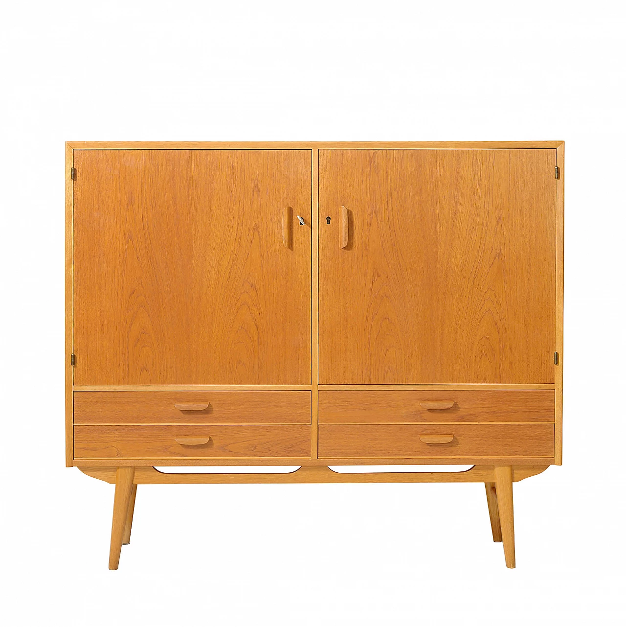 Danish teak bar cabinet or sideboard, 50s 1179898