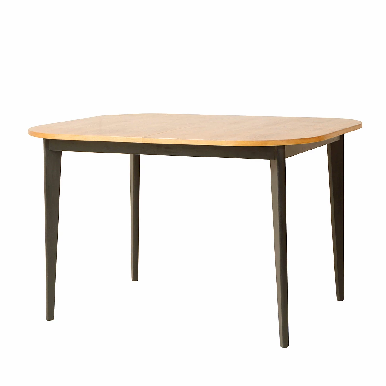 Tavolo scandinavo allungabile in teak, anni '60 1179901