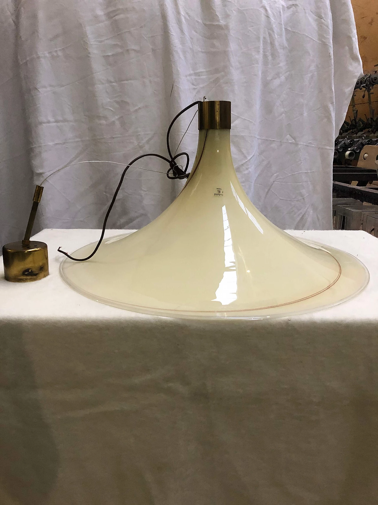 Murano glass chandelier, 70's 1084563