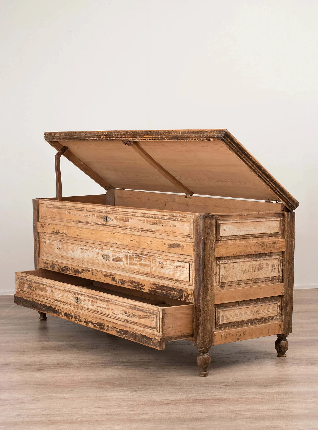 Martinese chest, in fir wood with a drawer 1084646