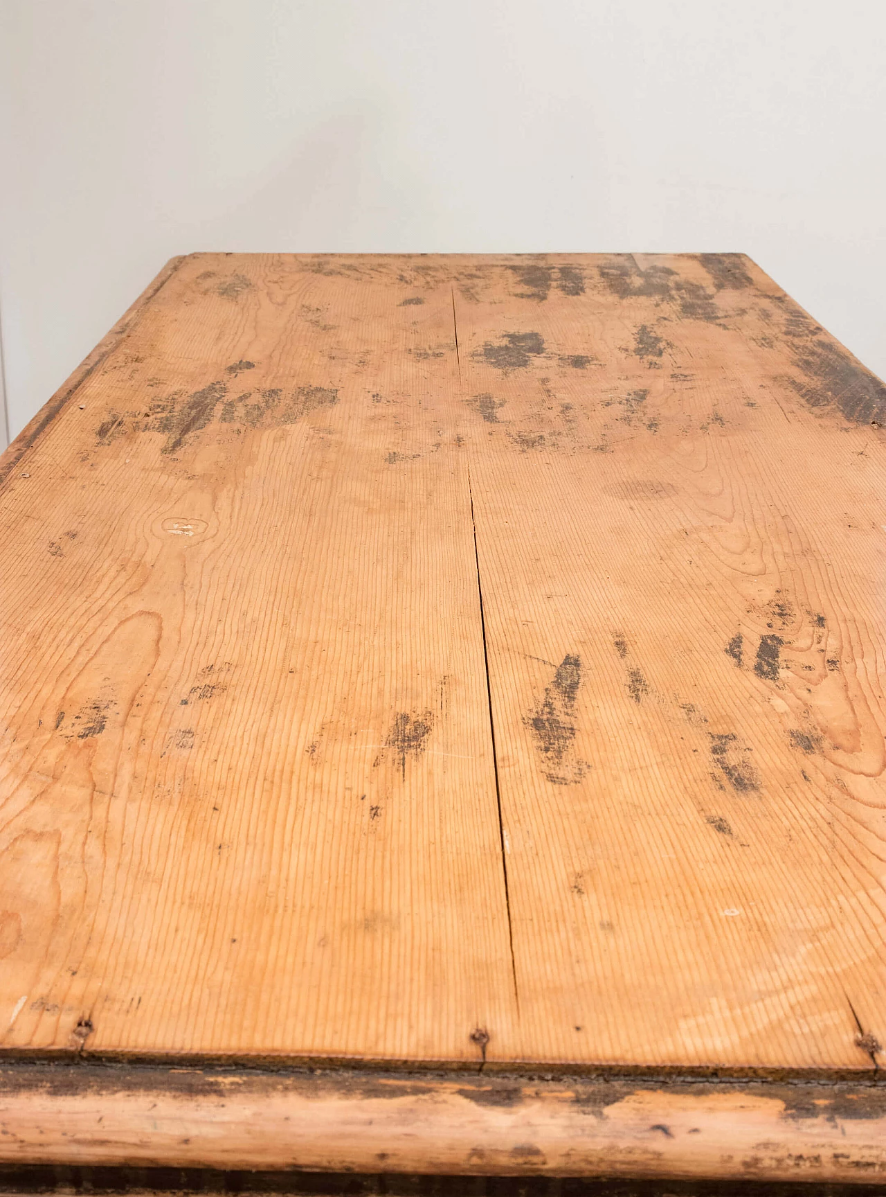 Cassapanca Martinese, in abete con un cassetto, fine '800 1084655