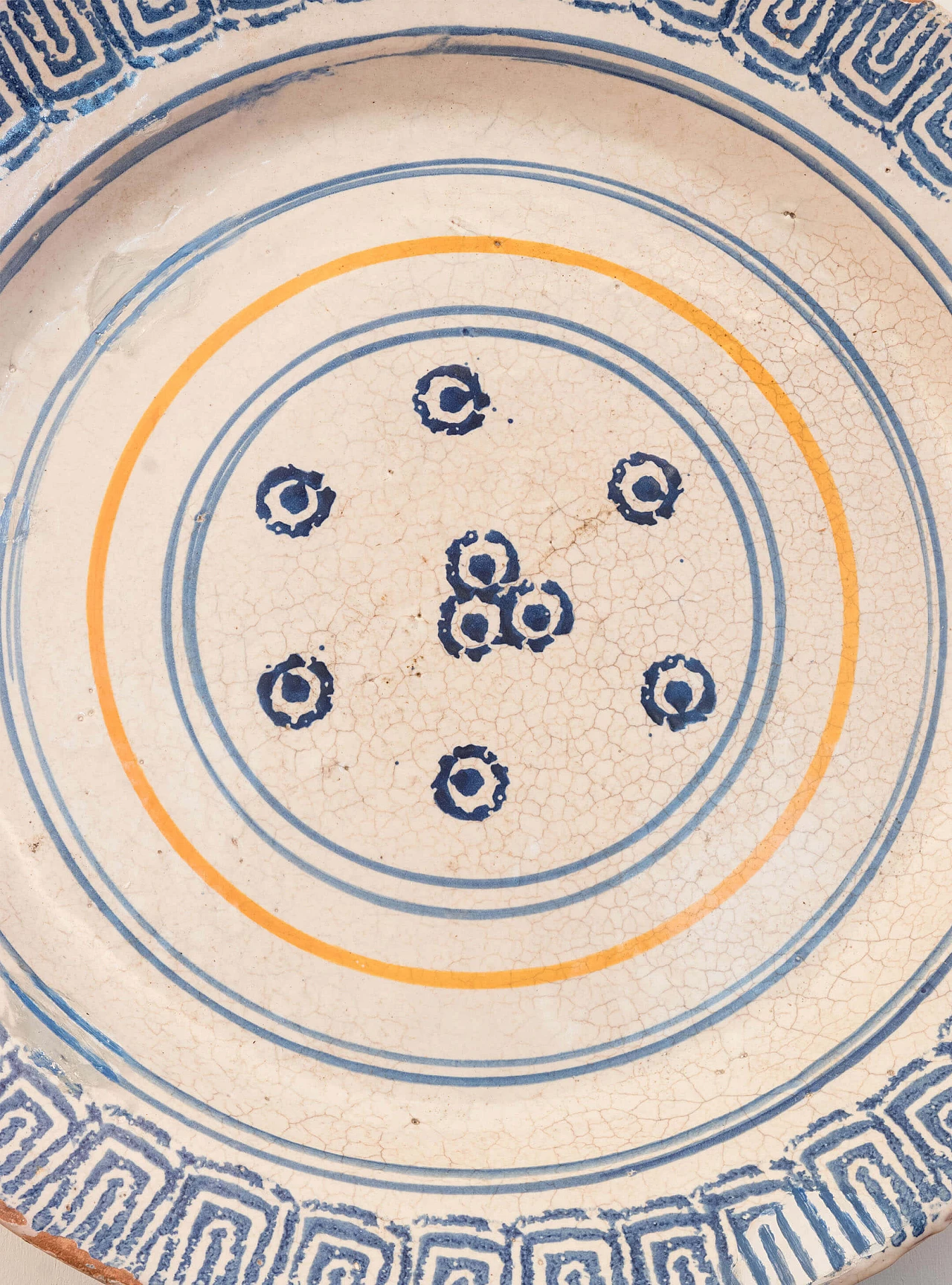 Laterza ceramic plate, Puglia region, 18th century 1084707