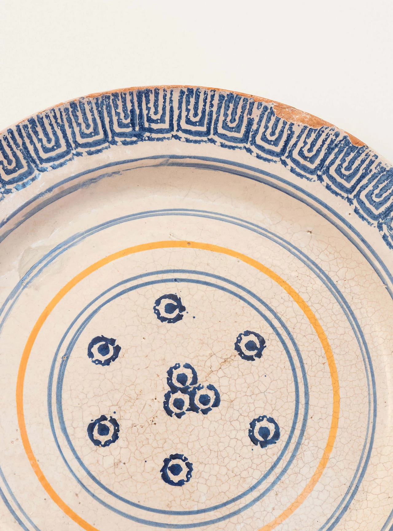 Laterza ceramic plate, Puglia region, 18th century 1084709