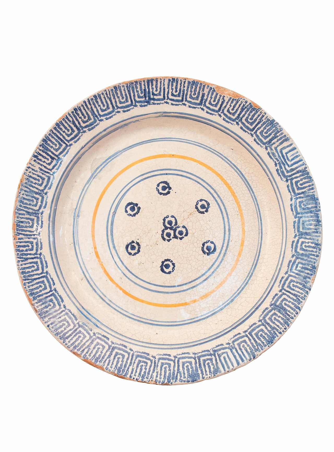 Laterza ceramic plate, Puglia region, 18th century 1084756