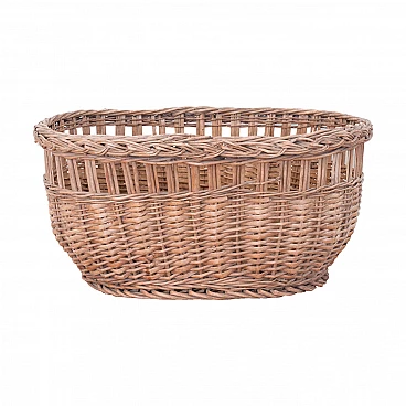 Cestino in vimini d'epoca