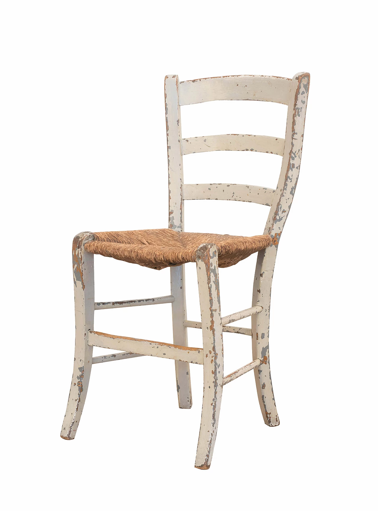 Sedia rustica con gambe a sciabola, inizio '900 1084842