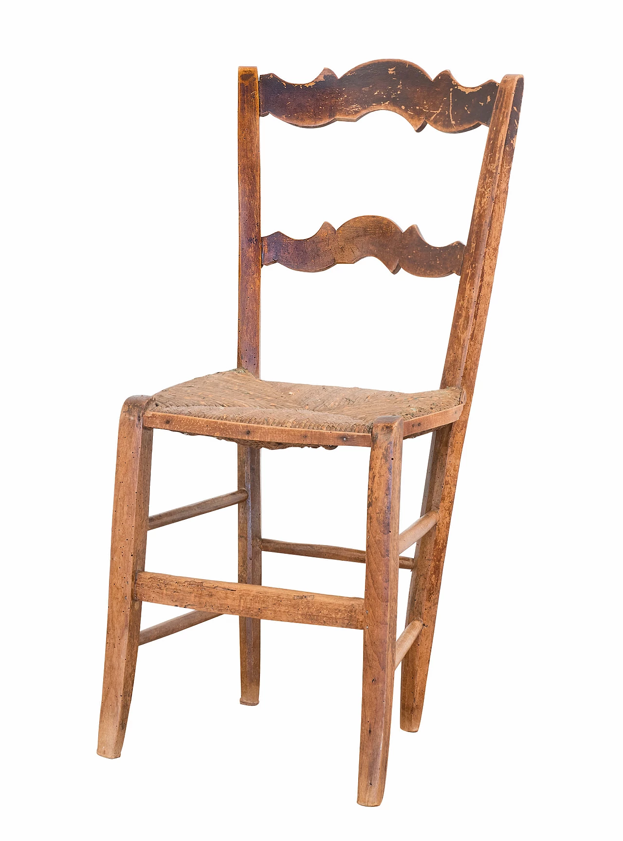 Rustic chair with sabre legs 1084844