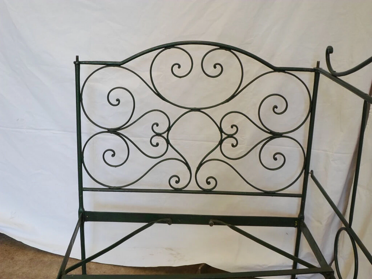Wrought iron bed, early 20th century 1085593