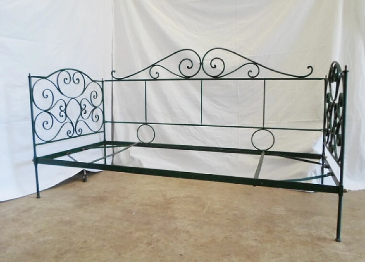 Wrought iron bed, early 20th century 1085594