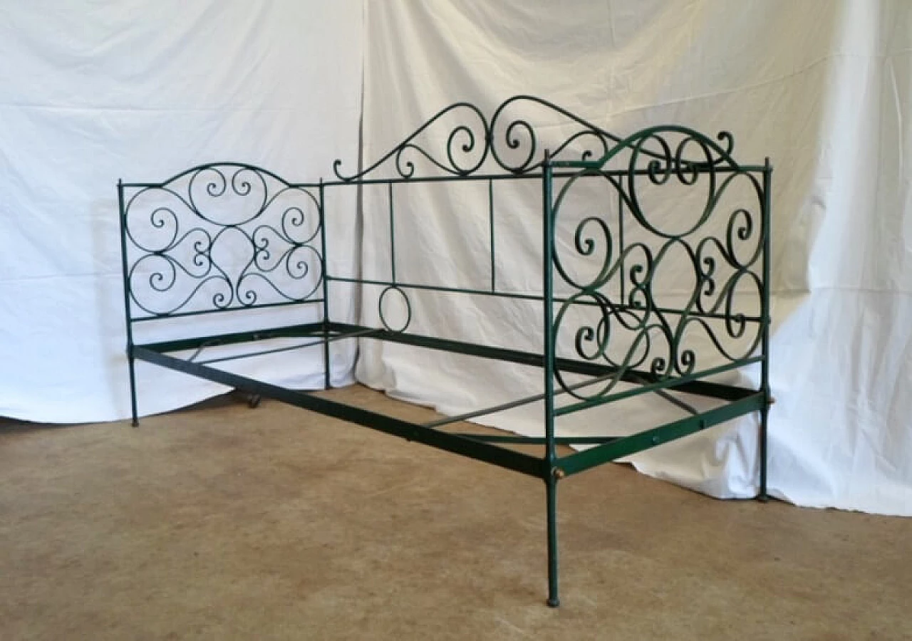 Wrought iron bed, early 20th century 1085595