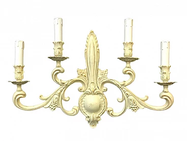 Brass wall sconce, shabby color