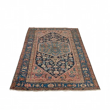 Tappeto antico in cotone e lana del Medio Oriente, 1900