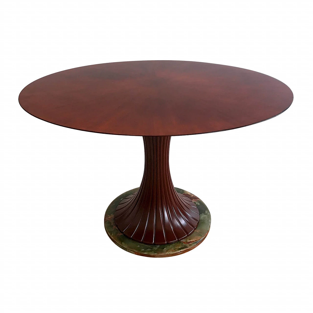 Dining table in mid-century Italian Teak wood by Vittorio Dassi, 1950s 1087449