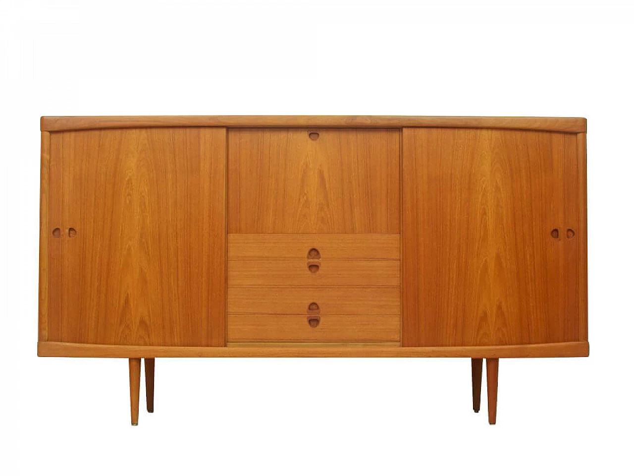 Teak sideboard with sliding doors, Henry W. Klein for Bramin Møbler 1087554