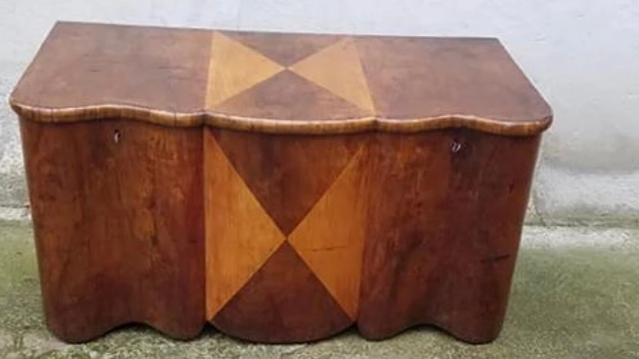 Chest in briarwood, art deco 1087616