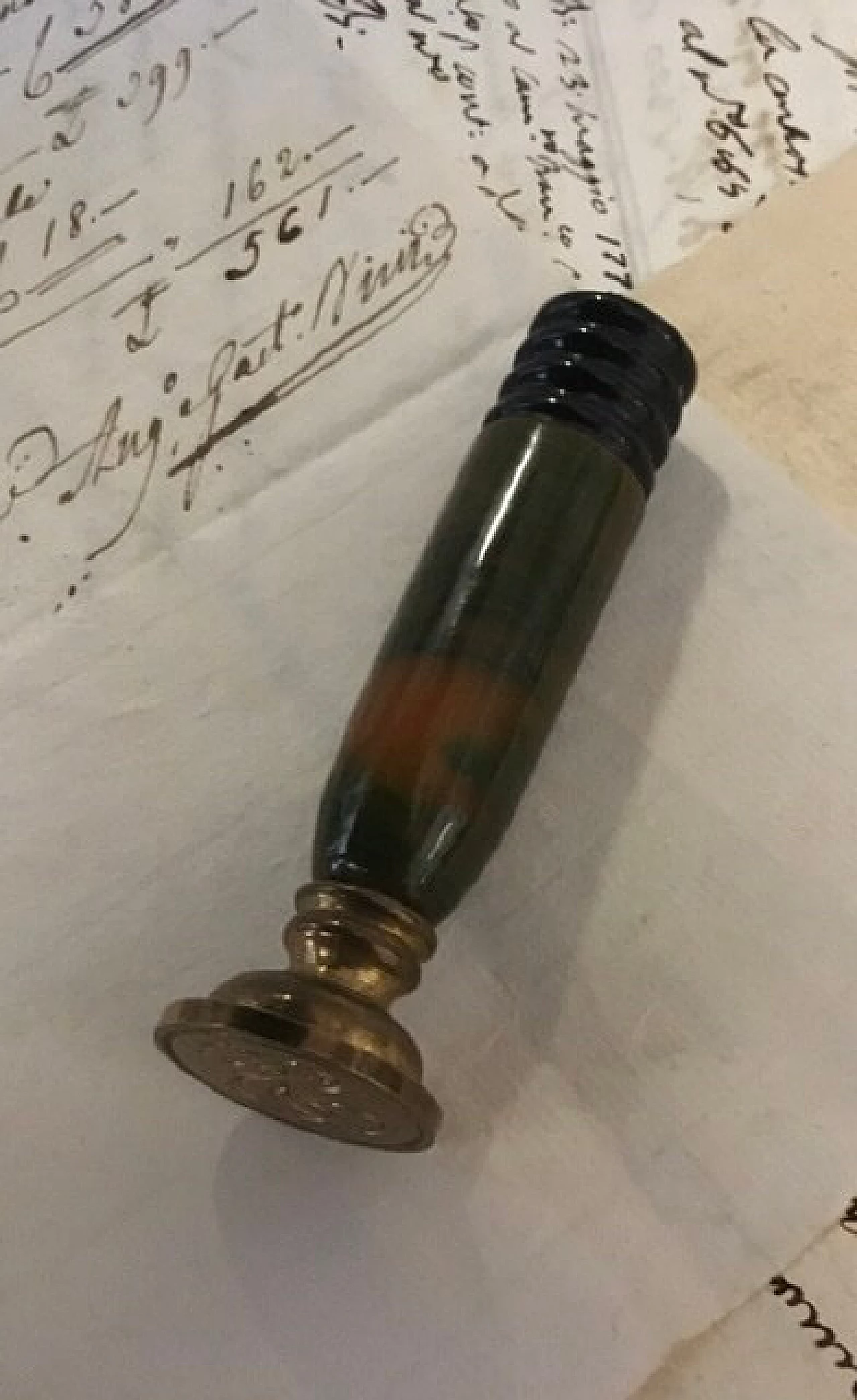 Sigillo in bachelite, lettere I S 1087790