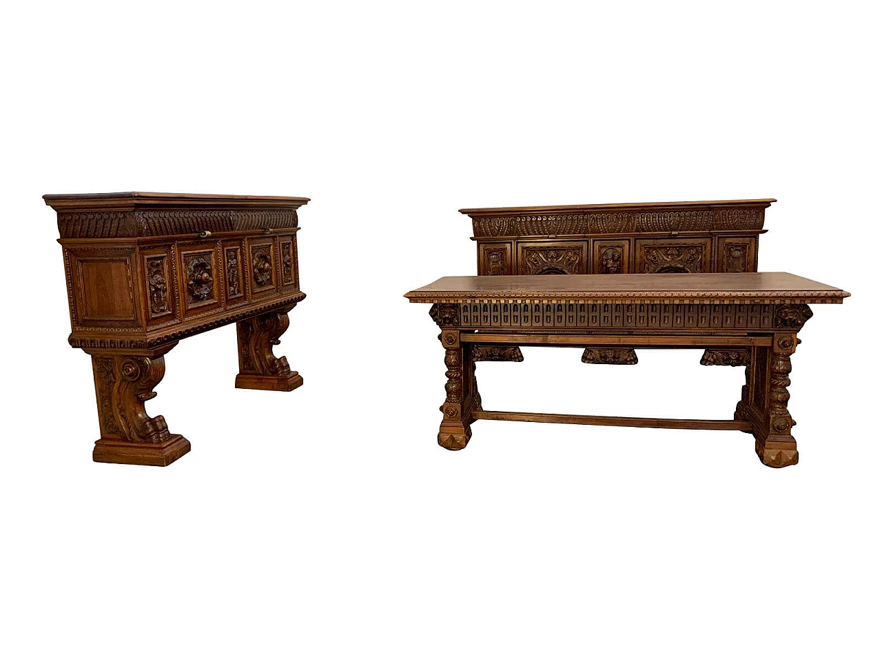 Finely sculpted Renaissance studio set, late 19th century 1087863