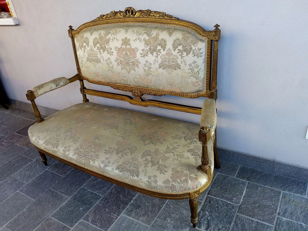 Golden sofa, Louis XVI style 1088045