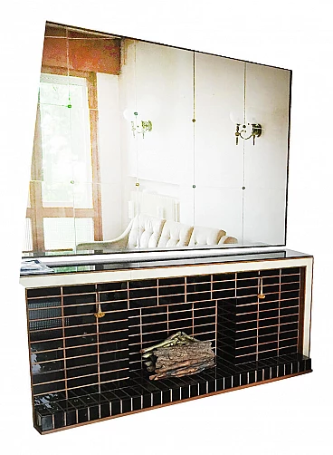 Mobile bar con specchio di Luigi Brusotti