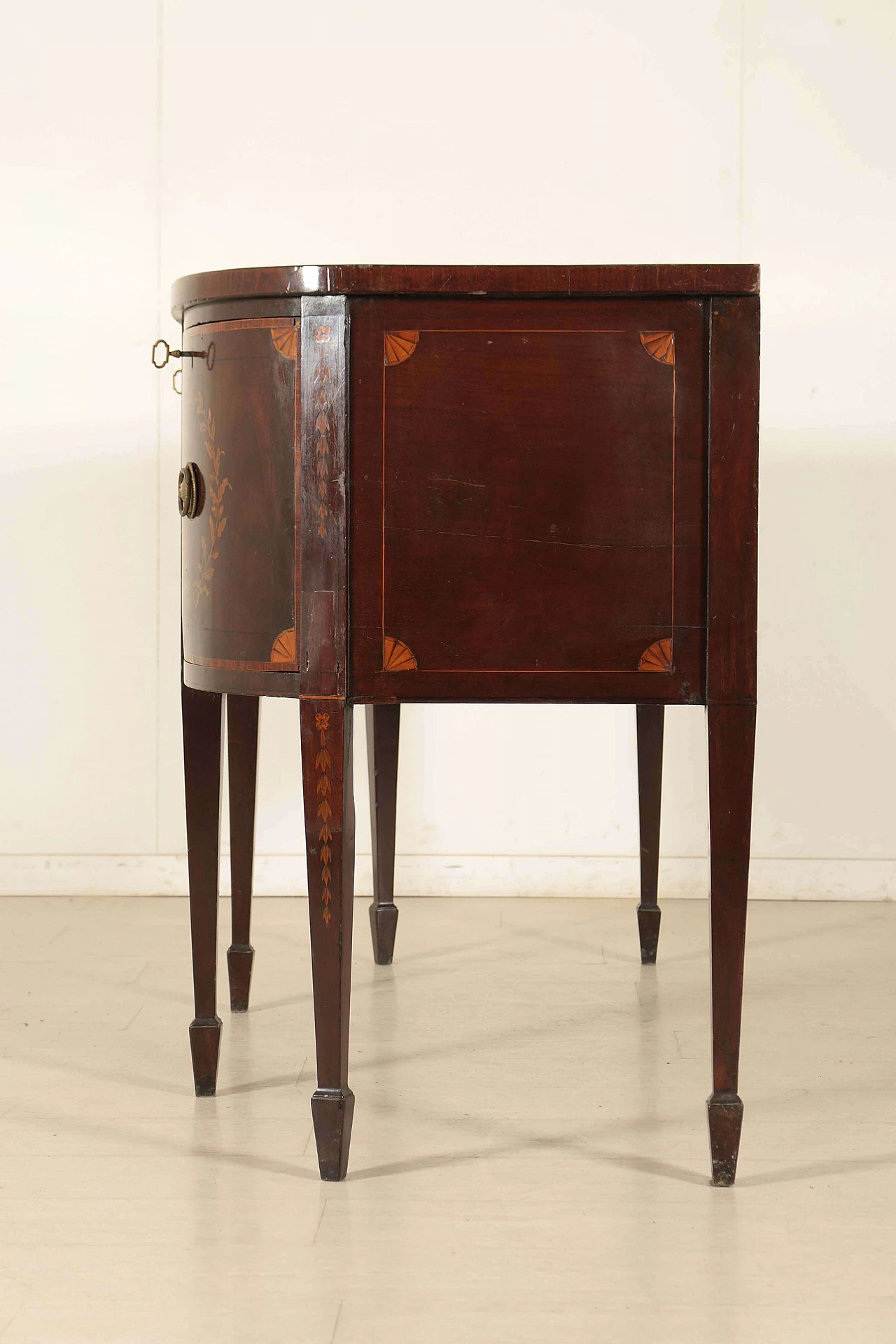 Credenza lastronata inglese in Mogano, fine '800 1088123