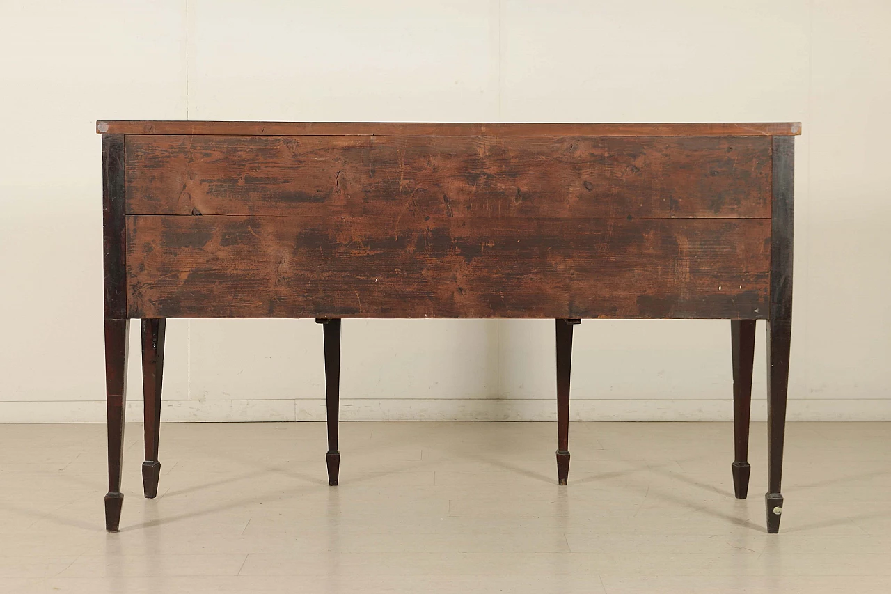 Credenza lastronata inglese in Mogano, fine '800 1088125