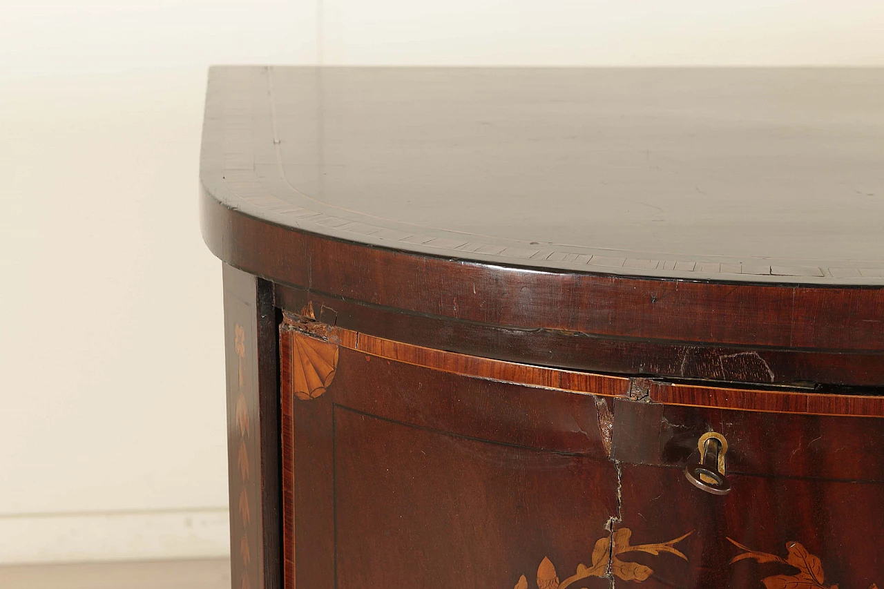 Credenza lastronata inglese in Mogano, fine '800 1088127