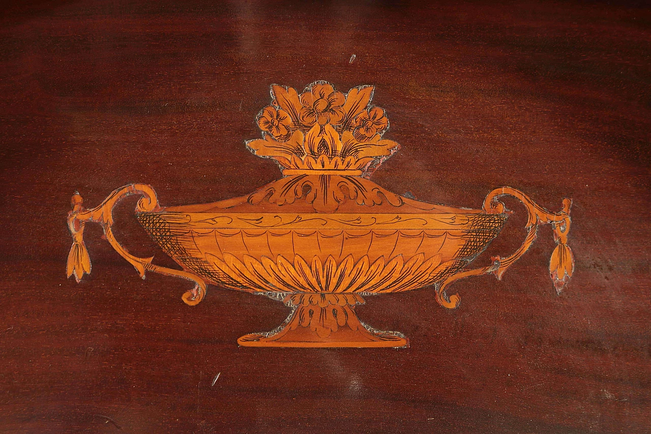 Credenza lastronata inglese in Mogano, fine '800 1088131