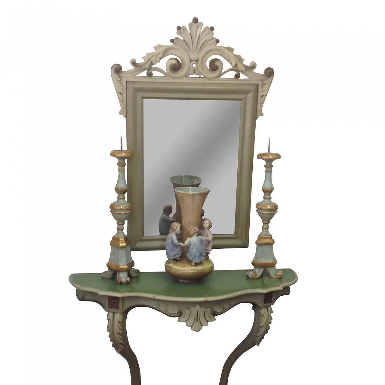 Console con specchio stile Neoclassico 1088256