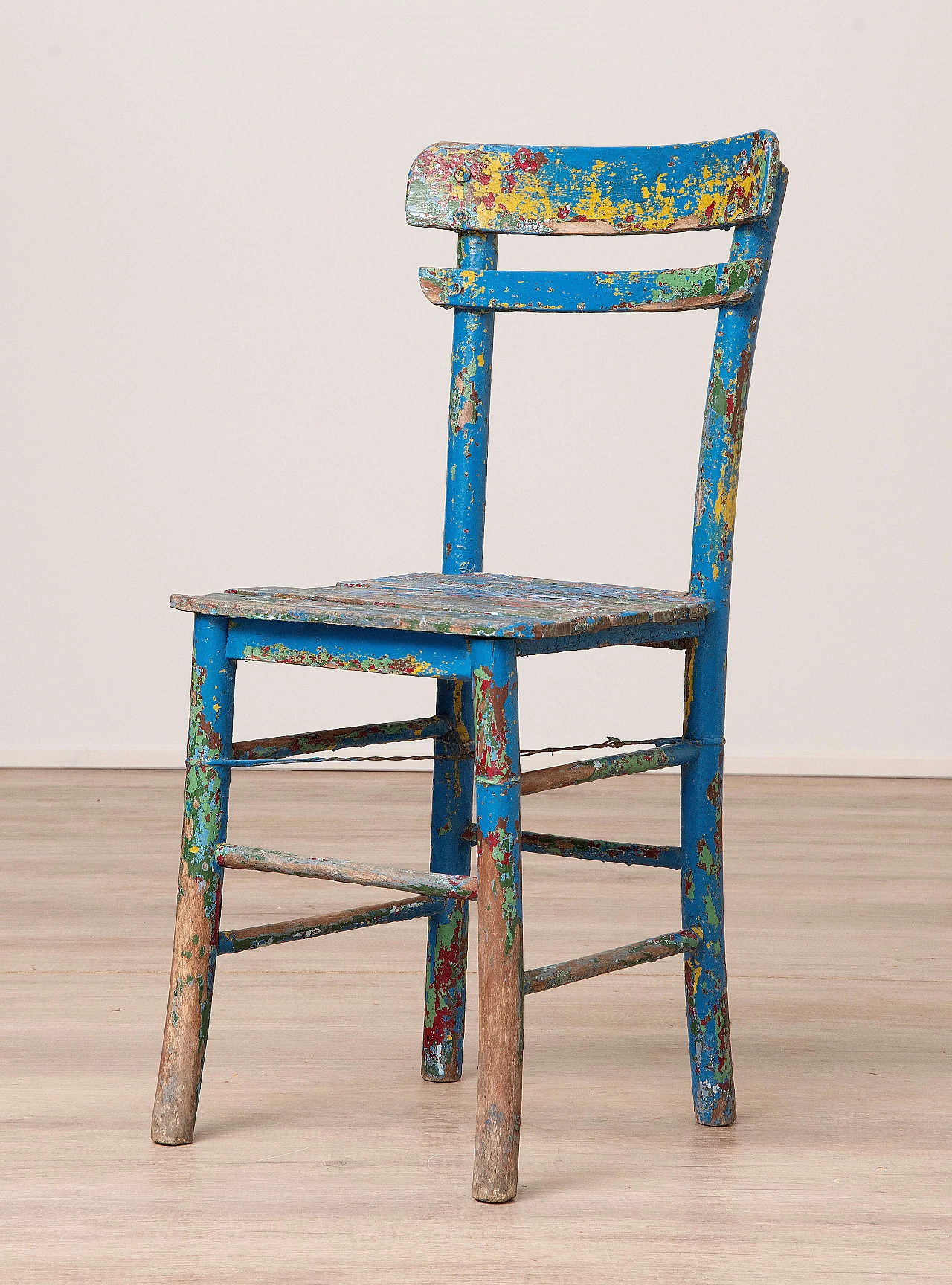 Sedia in legno "alla Pollock" 1088581