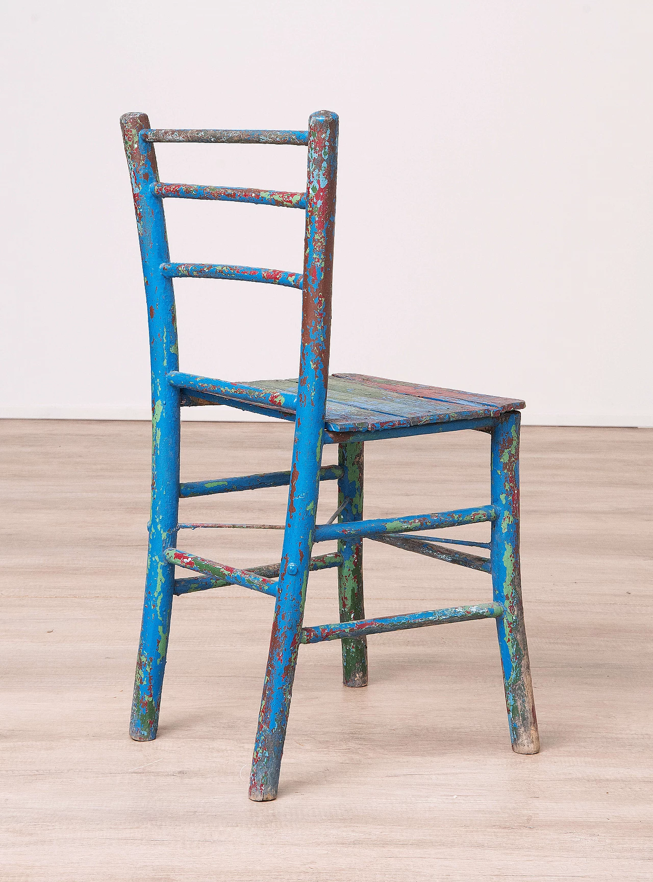 Sedia in legno "alla Pollock" 1088585