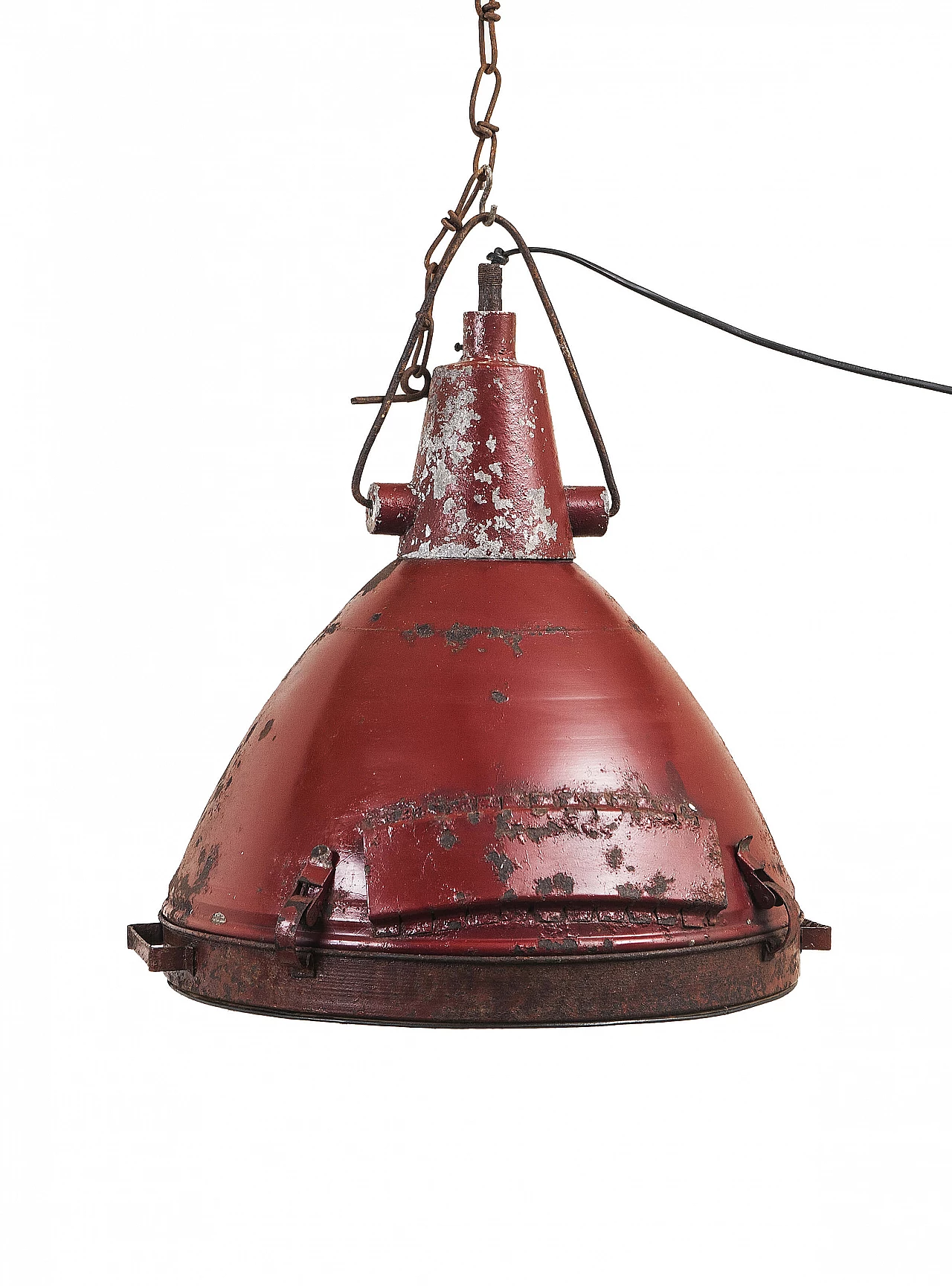 Lampada a sospensione industriale, rossa 1088627