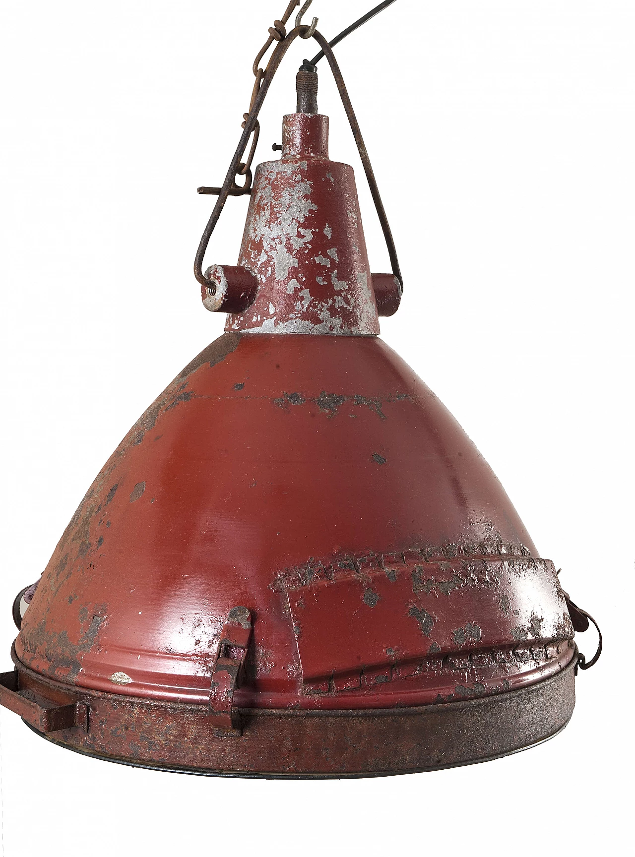 Lampada a sospensione industriale, rossa 1088632