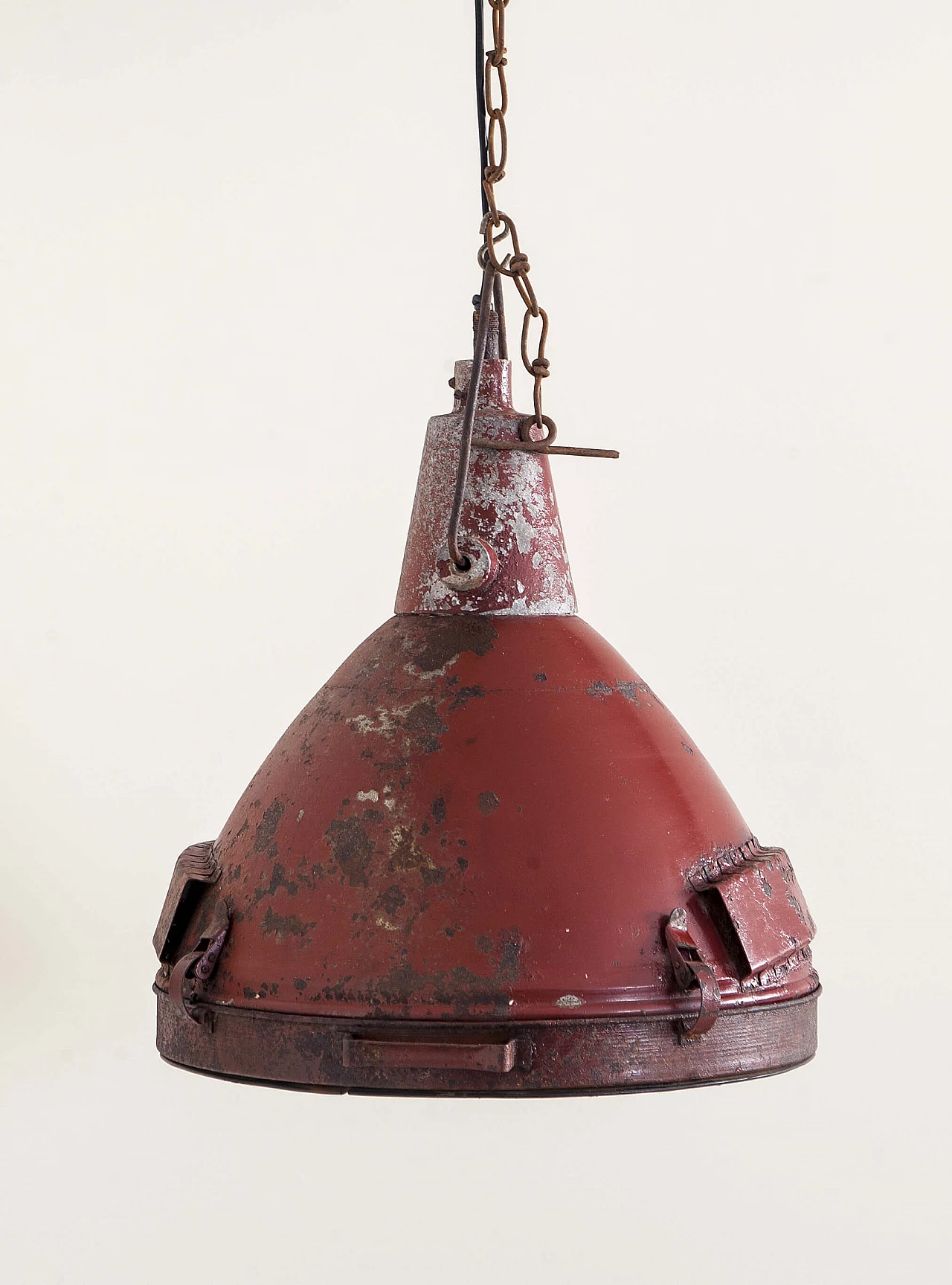 Lampada a sospensione industriale, rossa 1088635