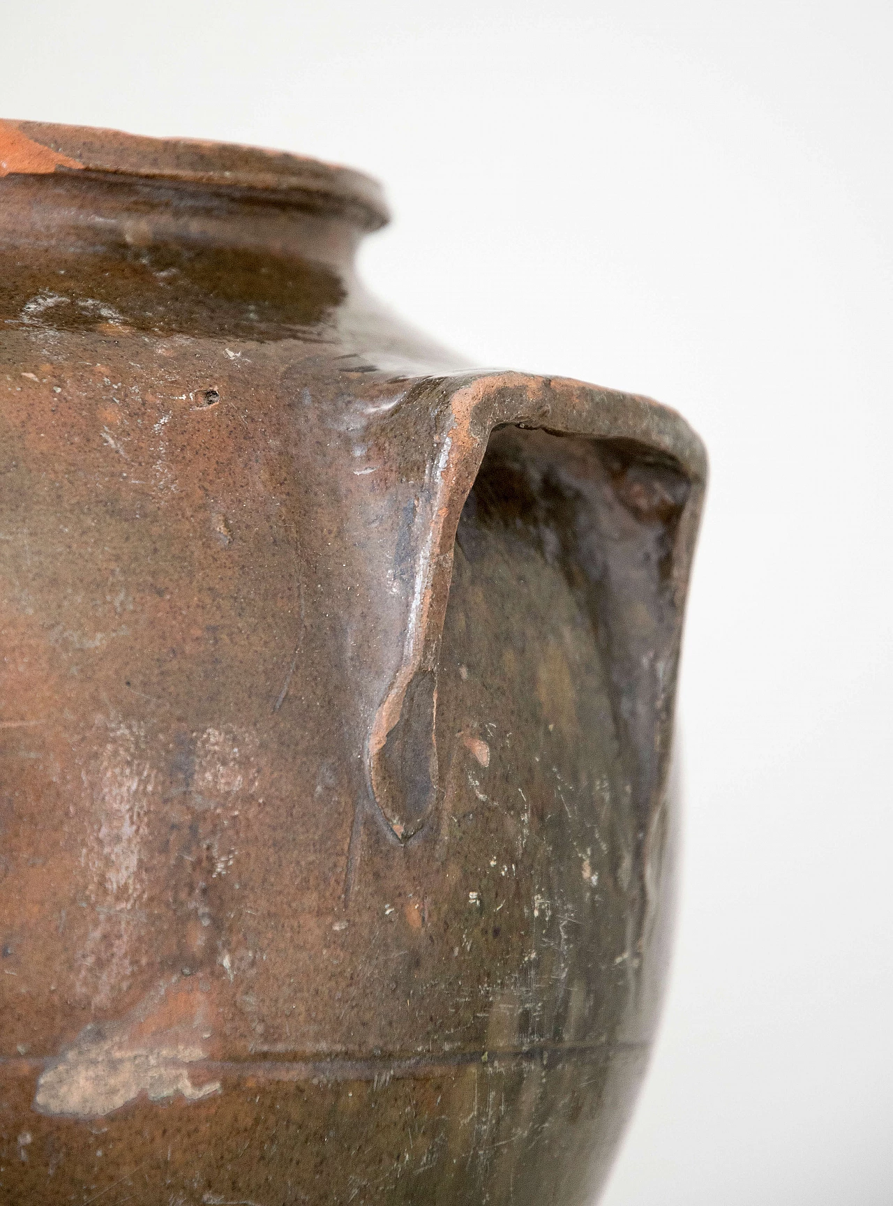 Green glazed terracotta vase 1088962