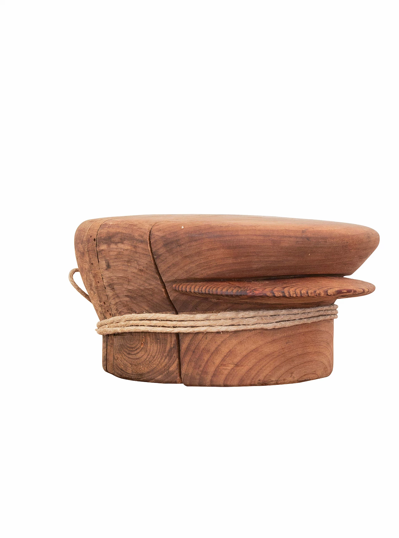 Antico stampo per cappelli in legno, inizio 900 1089096
