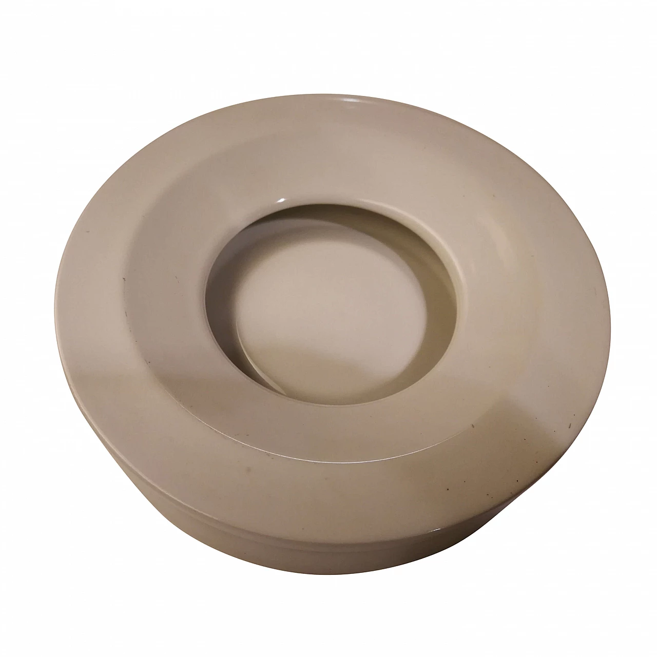 Posacenere bianco Barbados, di Angelo Mangiarotti per Danese, medio 1089205