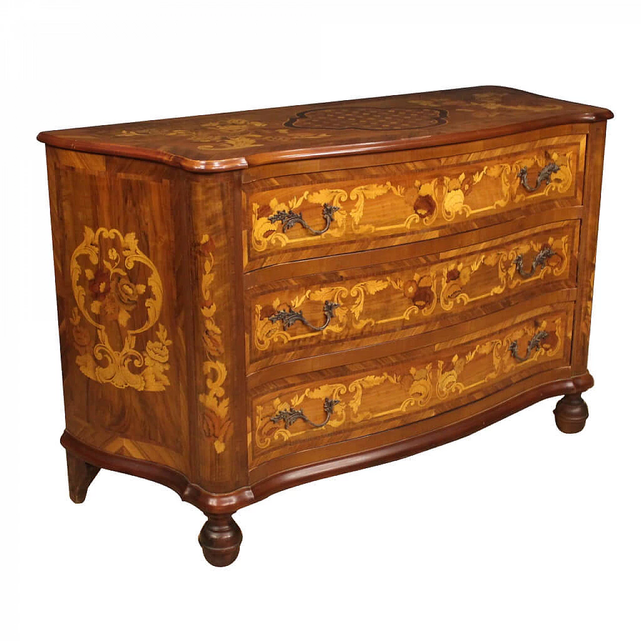 Italian inlaid wooden dresser 1089243