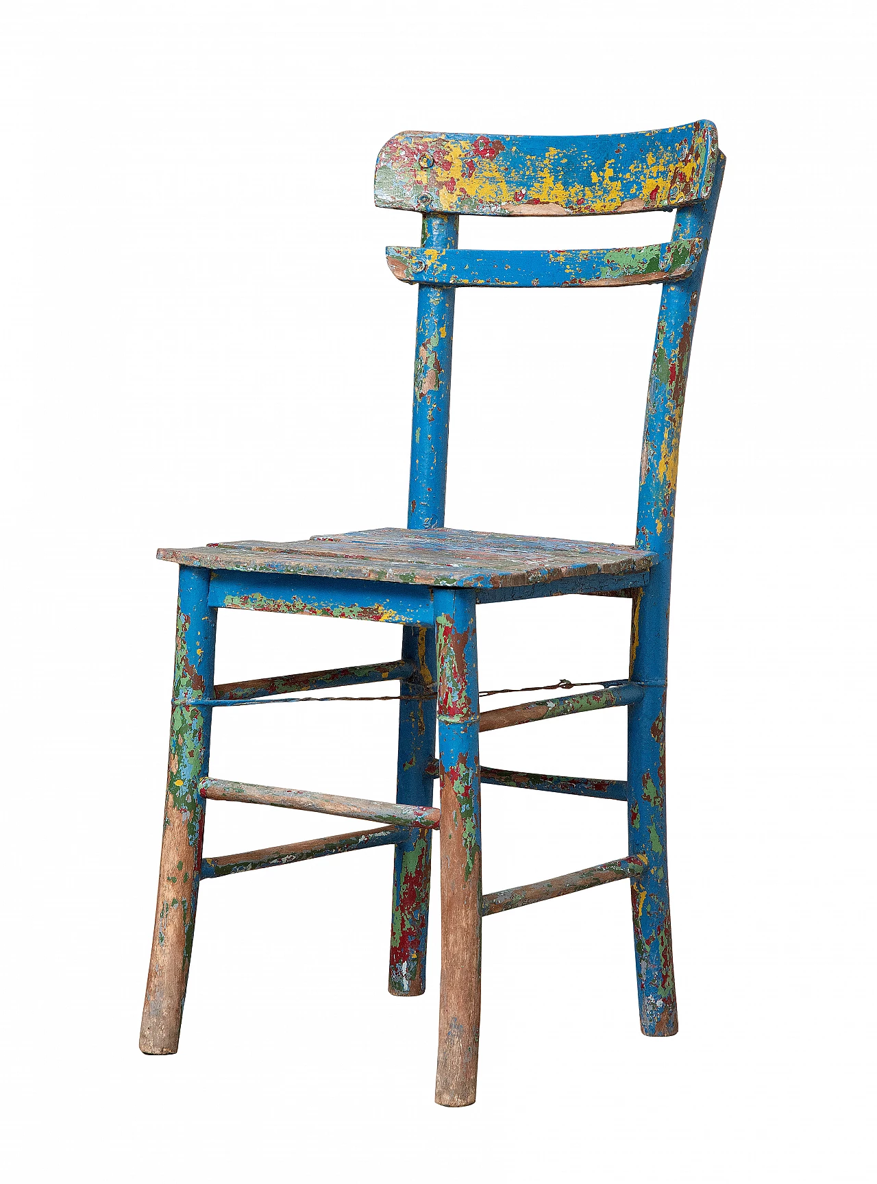 Sedia in legno "alla Pollock" 1089314