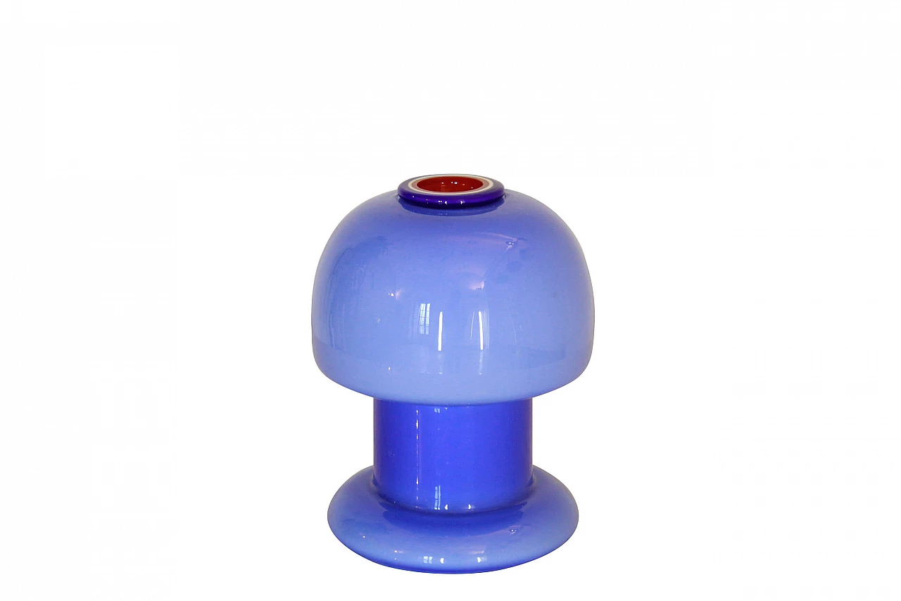 Blue Murano glass lamp by Gino Vistosi, 1970s 1089686