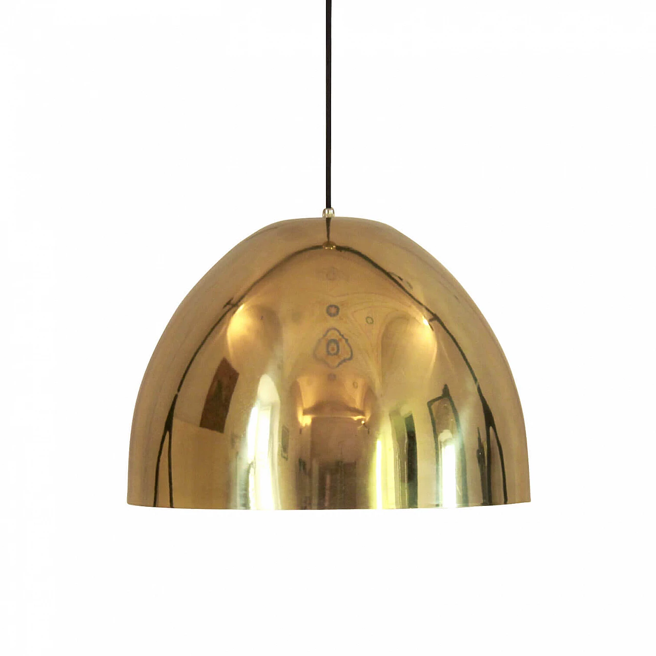 Lampadario in ottone, anni '60 1090060