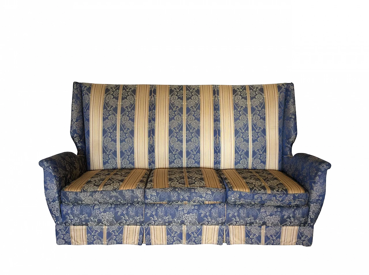 Striped sofa, ISA Bergamo production, 1950s 1090337