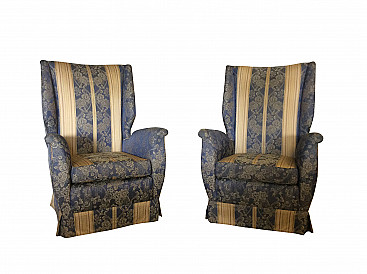 Pair of armchairs, ISA Bergamo production, 1950s