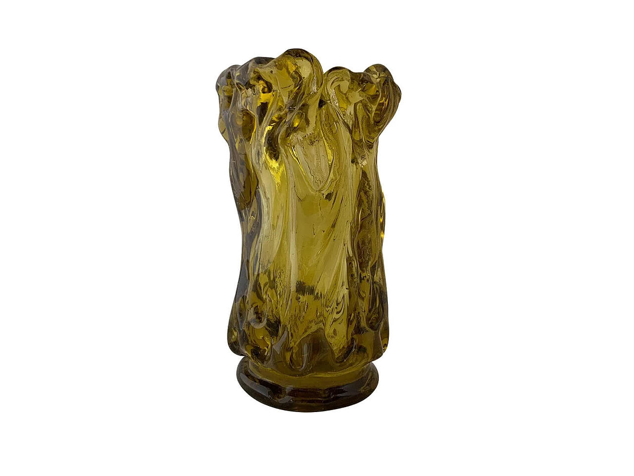 Russian Glass Vase by Svetlana Beskinskaja, 1970s 1090365