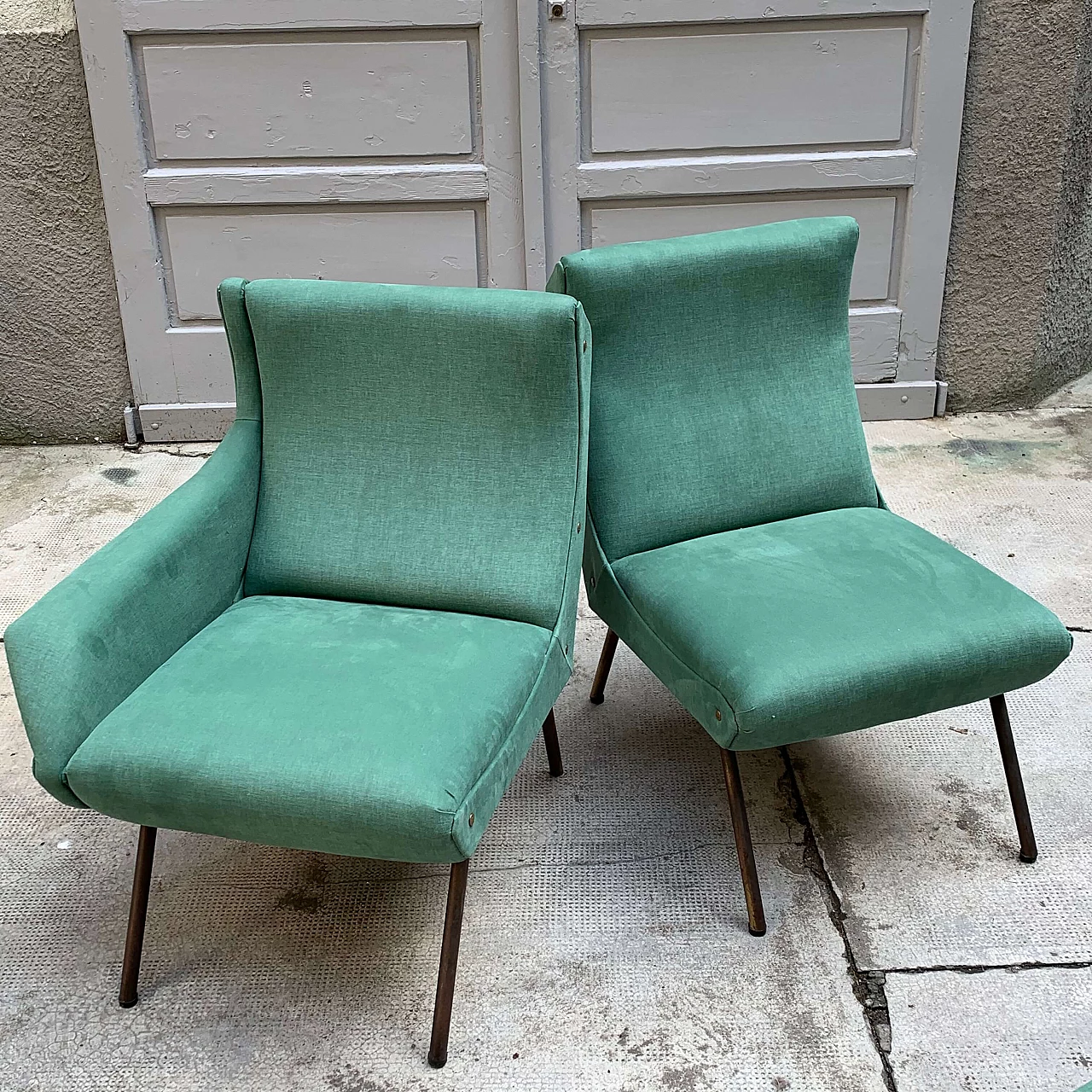 Italian modular sofa in the style of Arflex 1090768