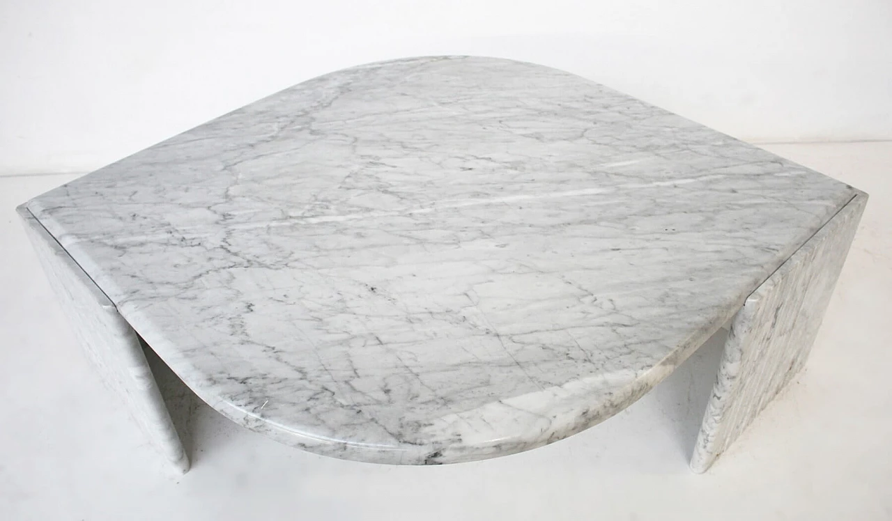 Tavolino da caffè in marmo, anni '70 1091129