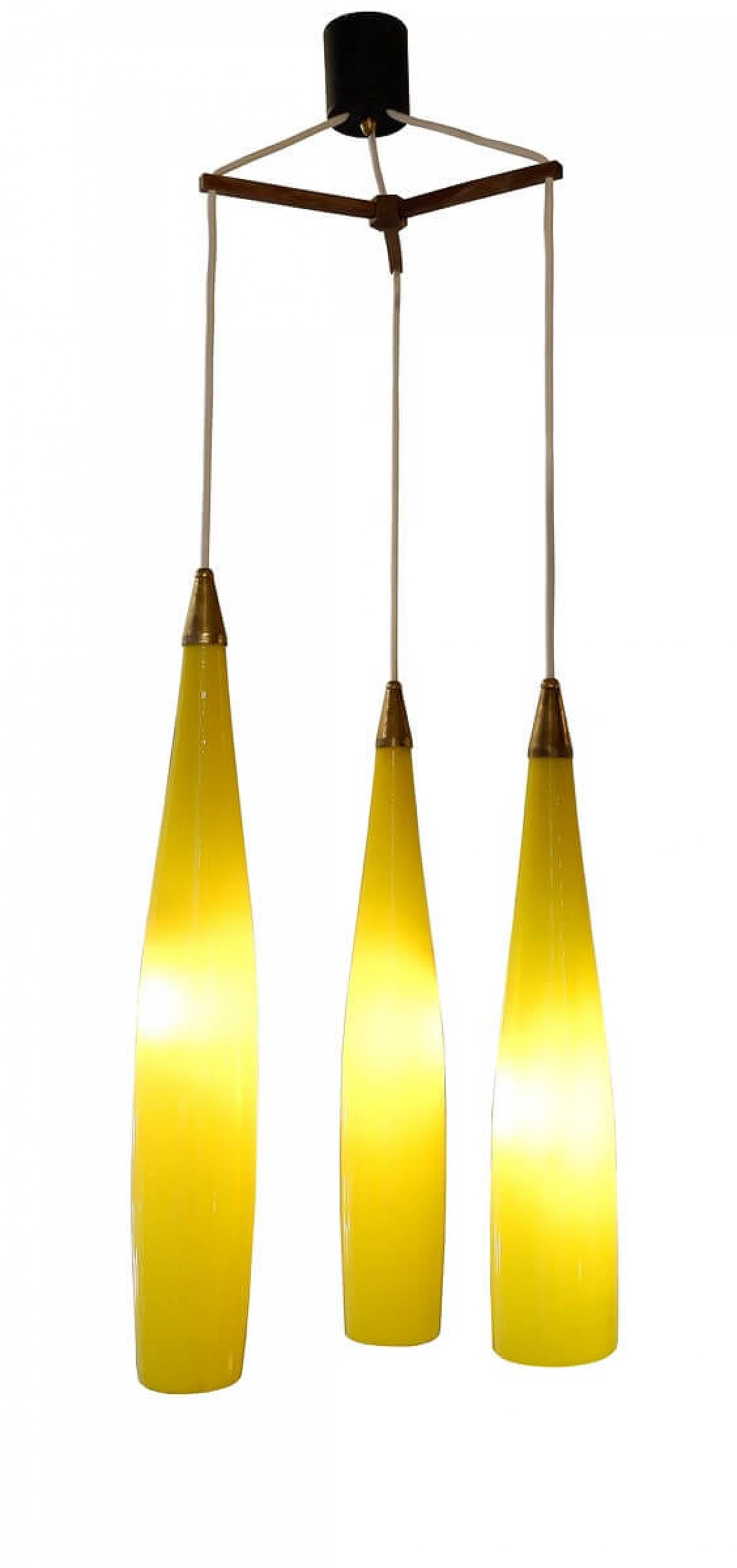 Long Murano Glass Pendant Light By Gino Vistosi For Vistosi 1091153