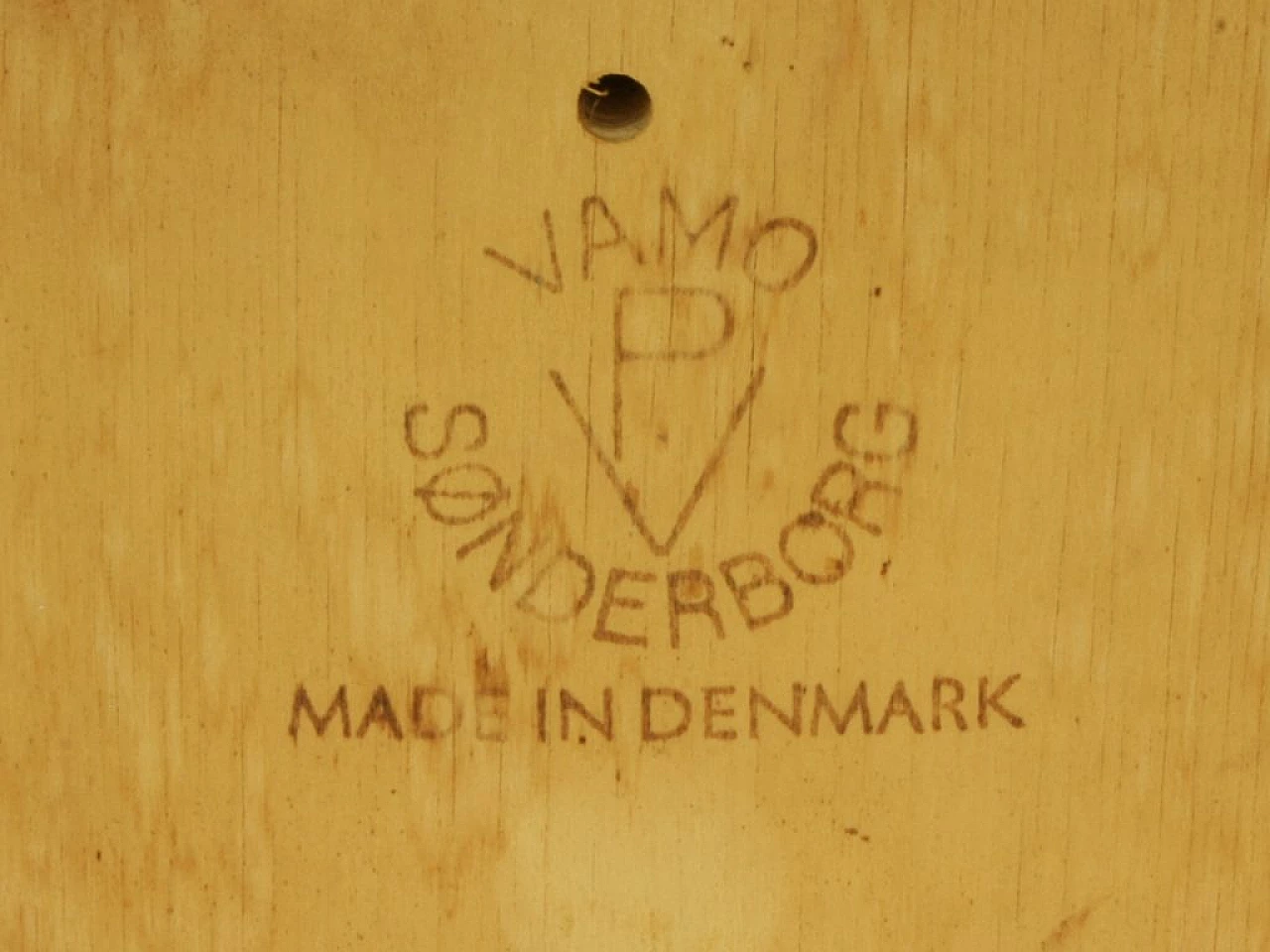 Poltrona danese in teak e skai di Vamo Sønderborg, anni '60 1091234