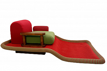 Flying Carpet Armchair By Ettore Sottsass, 1972