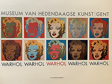 Poster Mostra Andy Warhol, da Grafiche Volpini, anni '70