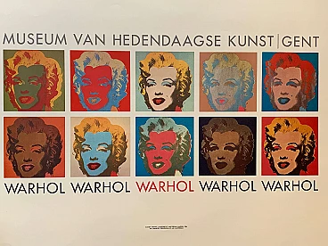 Poster Exhibition Andy Warhol, 70's